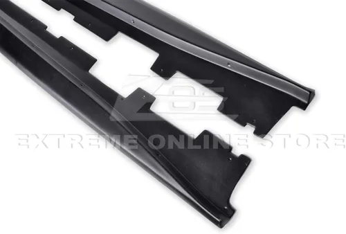 Vista 9 de Repuesto para modelos Chevrolet Camaro LT LS RS SS 2016 Par de extensión de panel basculante de falda lateral estilo EOS T6