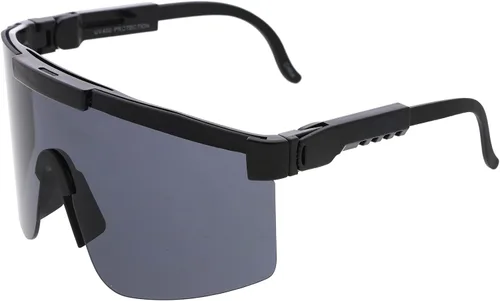 Vista 2 de zeroUV D266 - Gafas de sol con panel lateral futurista Cyberpunk