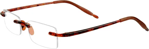 Vista 12 de Visualites Gafas de lectura rectangulares sin montura ligeras para mujeres y hombres - Modelo - VIS 8 Negro