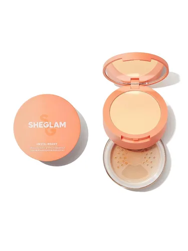 Vista 10 de SHEGLAM Polvo Facial Insta-Ready Polvo Suelto para Ajuste Bajo los Ojos - Bisque