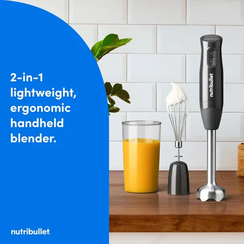 Vista 2 de nutribullet Batidora de inmersión Lite gris oscuro