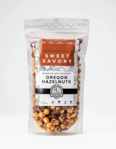 Vista 2 de Oregon Avellanas naturales, Farm Fresh y Direct Sweet Savory Premium Dry Roast Avellanas - Certificado Kosher - Bolsa de 1 libra