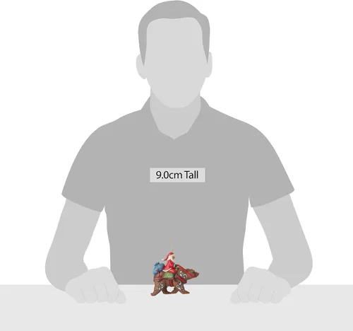 Vista 7 de Enesco Jim Shore Heartwood Creek - Adorno colgante de oso montante de Papá Noel, 3.94 pulgadas, multicolor