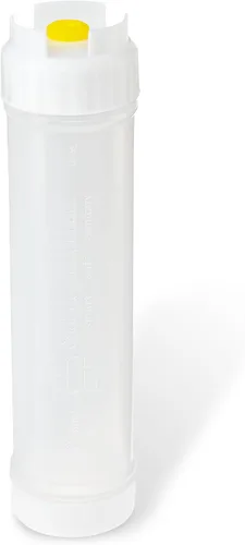 Vista 9 de San Jamar EZ Kleen - Botella de plástico para salsa con válvula pequeña para salsas finas y vinagretas, 20 onzas, blanco, natural/verde