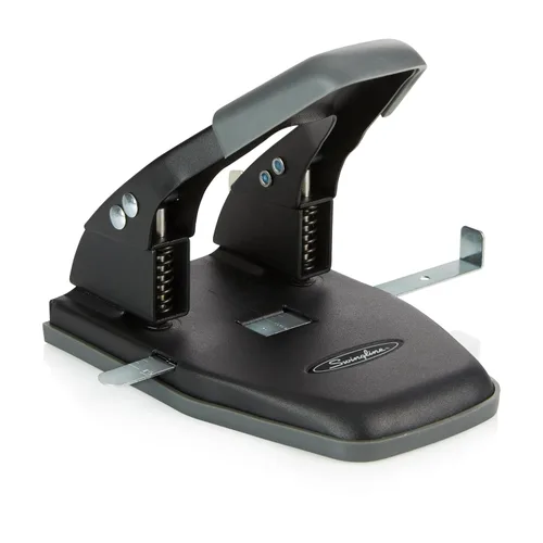 Vista 11 de Swingline - Perforadora de 2 agujeros, perforadora de 20 hojas, perforadora de papel, mango de confort de bajo esfuerzo SmartTouch, guía