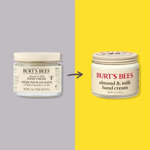 Vista 2 de Burt's Bees Crema de manos de almendras y leche, 2 onzas