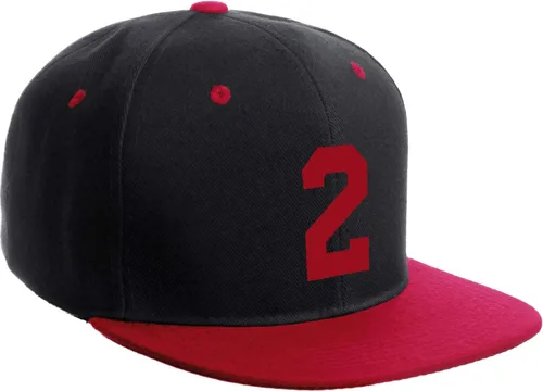 Vista 165 de Número de equipo modificado para requisitos particulares del jugador del color del sombrero del Snapback de la visera plana clásica de la visera