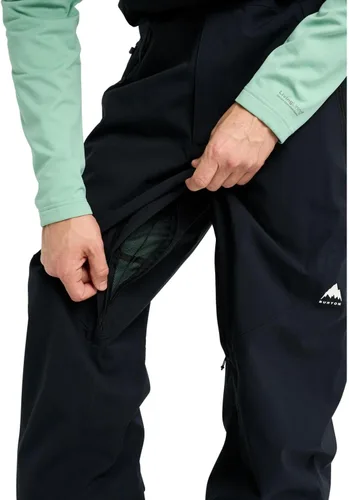 Vista 9 de Burton Pantalones con pechera Reserve unisex para hombre Negro