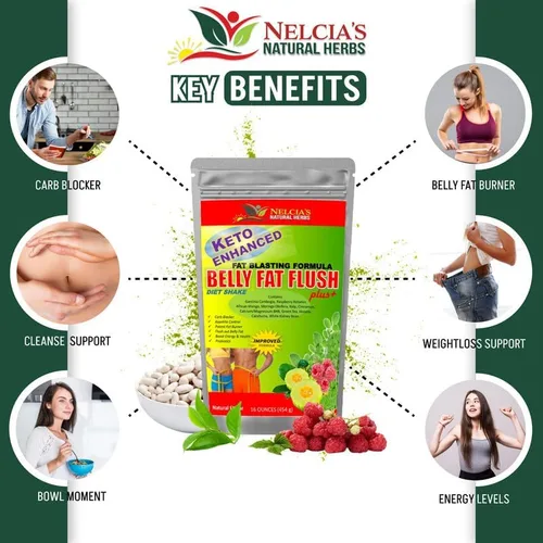 Vista 3 de NELCIA'S NATURAL HERBS Quemador de grasa del vientre para hombres y mujeres, probióticos y supresor del apetito para pérdida de peso, suplemento