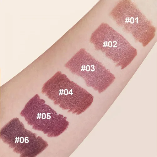 Vista 6 de BINGBRUSH Combo de delineador de labios y lápiz labial 2 en 1, lápiz labial mate, de larga duración, impermeable, lápiz labial, a prueba de manchas
