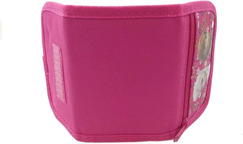 Vista 2 de Disney Frozen Elsa and Anna Tri Fold Kids Wallet Rosa