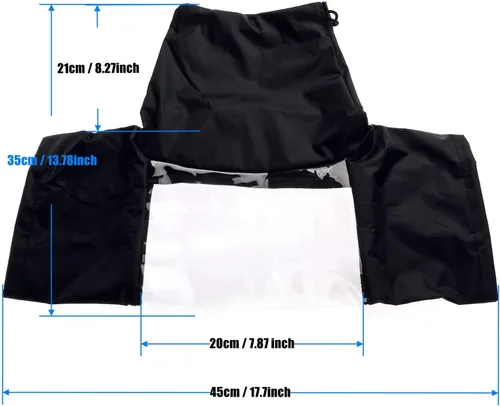 Vista 3 de Funda impermeable profesional para cámara de lluvia, suave, negra, para todas las cámaras DSLR y SLR Funda profesional para cámara, protector