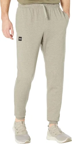Vista 30 de Under Armour Rival - Pantalones de correr de forro polar para hombre (001) Negro / Blanco