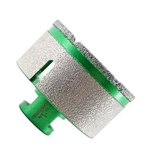 Vista 15 de Broca de núcleo de diamante – Broca de fresado de dedo de diamante de diámetro 1-3/8 pulgadas X5/8-11 rosca para agrandar dar forma bisel redondo