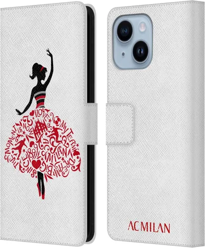 Vista 7 de Head Case Designs Officially Licensed AC Milan Dream Big Children Leather Wallet Case Compatible with Apple iPhone 11