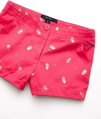 Vista 3 de Nautica Pantalones cortos de meter para niña pequeña Oro