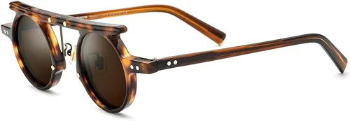 Vista 5 de HEPIDEM Acetate - Gafas de sol polarizadas redondas retro vintage para mujer UV400 con protección UV 9188T