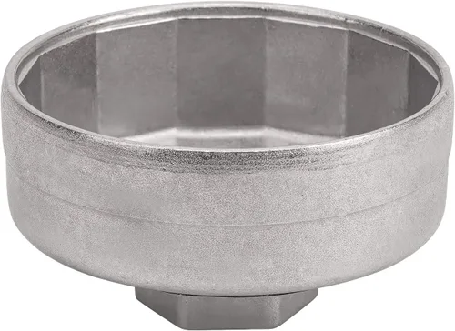 Vista 6 de AHL 901 Tapa 65mm Llave de filtro de aceite de 14 ranuras con accionamiento cuadrado de 1/2" Herramientas de extracción de filtro de aceite Juego