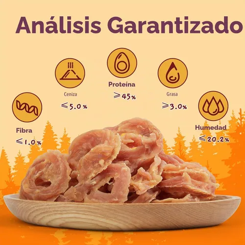 Vista 4 de Jungle Calling - Anillos de pollo con glucosamina, soporte para cadera y articulaciones