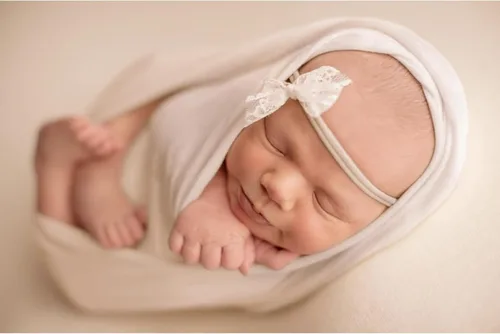 Vista 4 de Accesorios para Fotografía de Recién Nacidos, Envolturas para Recién Nacidos para Bebés Niños y Niñas, Manta Elástica para Sesión Fotográfica
