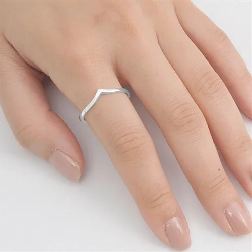 Vista 2 de Elija su color, anillo para pulgar de plata esterlina con espiga