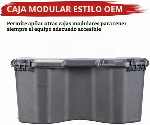 Vista 5 de HAKA TOUGH Caja de almacenamiento trasera de 20 litros / 5.2 galones para Can Am Maverick X3 MAX, Maverick Trail, Defender, Commander, accesorios