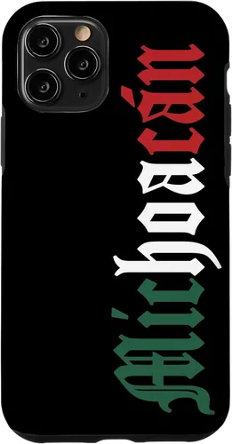 Vista 29 de Michoacan - Funda para iPhone 17 (diseño de bandera mexicana)