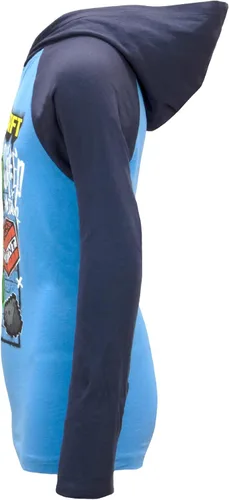 Vista 3 de Minecraft Camiseta con capucha de manga larga para niños