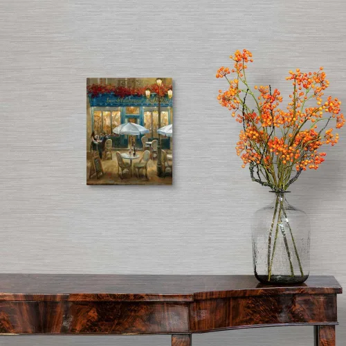 Vista 4 de CANVAS ON DEMAND Lienzo decorativo para pared de Paris Cafe I por Danhui Nai, contemporáneo, figurativo, tradicional, decoración del hogar, arte