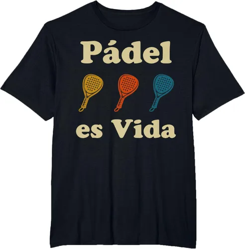 Vista 39 de Padel ES Vida Player Sport Life in Spanish En Espanol Men's T-Shirt