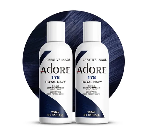 Vista 23 de Adore Tinte semipermanente verde para el cabello, vegano y sin crueldad, 4 onzas líquidas, 163 Green Apple (paquete de 1)