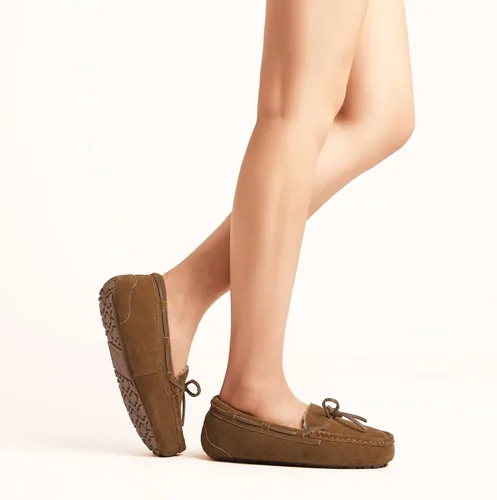 Vista 7 de Pantuflas Dream Pairs planos, de piel sintética, para mujer