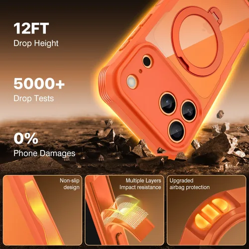 Vista 469 de CENHUFO Funda de privacidad para iPhone 11 Pro, funda de cuerpo completo con protector de pantalla de privacidad de vidrio templado 9H integrado