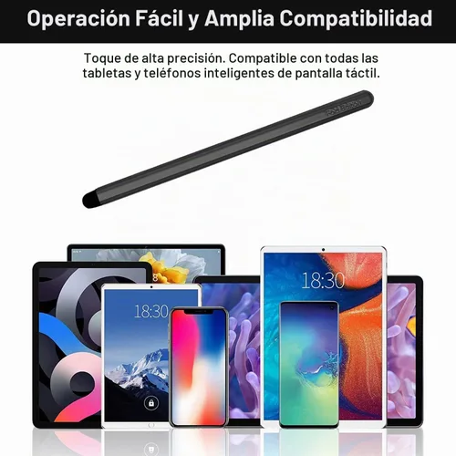 Vista 6 de Lápiz óptico con ranura para bolígrafo para pantallas táctiles, lápiz capacitivo universal de alta precisión para iPad, iPhone, tabletas, Samsung