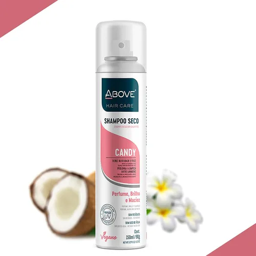 Vista 6 de ABOVE Champú seco, caramelo, 3.17 oz - Champú voluminizador - Absorbe el exceso de aceite - Con frutas rojas y notas de malvavisco - Sin parabenos