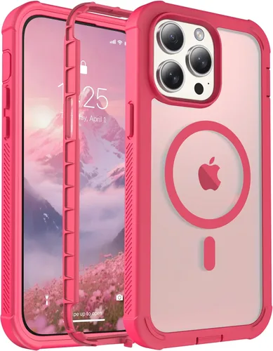 Vista 45 de jaroco - Funda magnética compatible con MagSafe para iPhone 11 de 6.1 pulgadas; protección de grado militar contra caídas, de doble capa