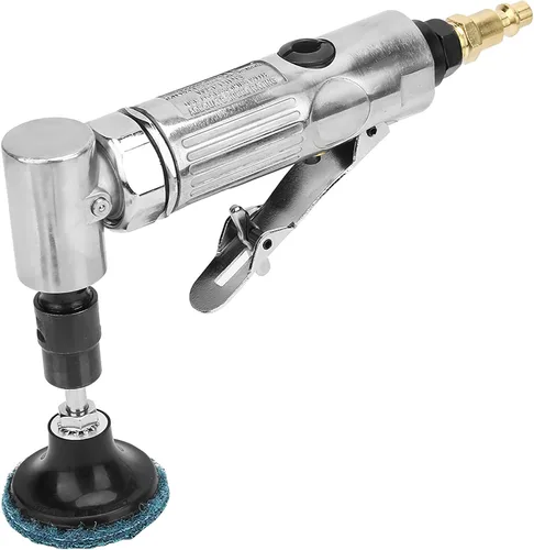 Vista 3 de Akozon 1/4-Inch Angle 90 Degree Die Grinder 20000 RPM Grado Industrial Aire Doblado Neumático Die Grinder Disco