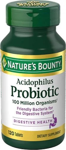 Vista 7 de Nb Acidophilus - Tabletas probióticas Nature's Bounty Acidophilus tamaño 100