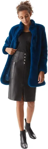 Vista 3 de Molemsx Abrigo de piel sintética de lujo para mujer, chaqueta cálida de invierno