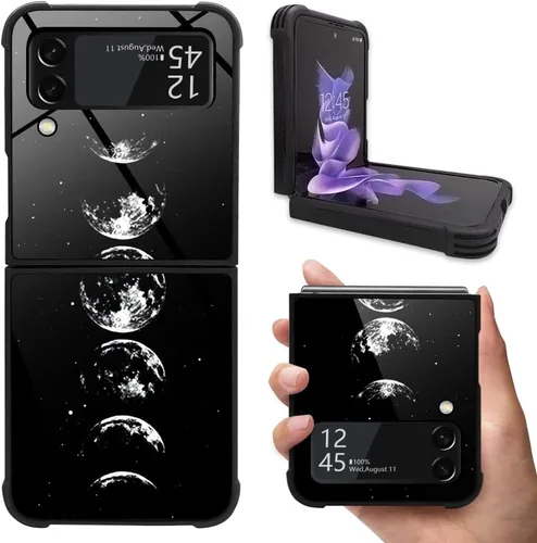 Vista 7 de DAIZAG Funda compatible con Samsung Galaxy Z Flip 3 5G, protección completa, a prueba de golpes, antiarañazos, funda de poliuretano termoplástico
