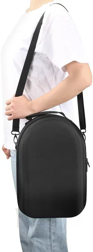 Vista 8 de Funda rígida compatible con Meta Quest 3 versión VR Gaming Headset y controladores táctiles, accesorios Travel VR Quest 3, adecuado para viajes