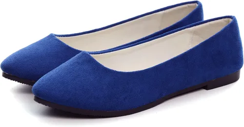 Vista 5 de Zapatos planos para mujer, cómodos, estilo puntiagudo, de Dear Time