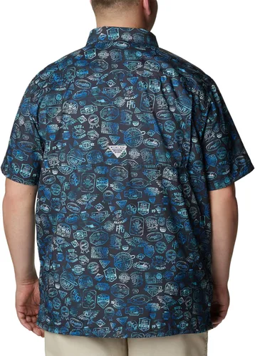 Vista 7 de PFG Super Slack Tide Camp - Camiseta para hombre, color gris