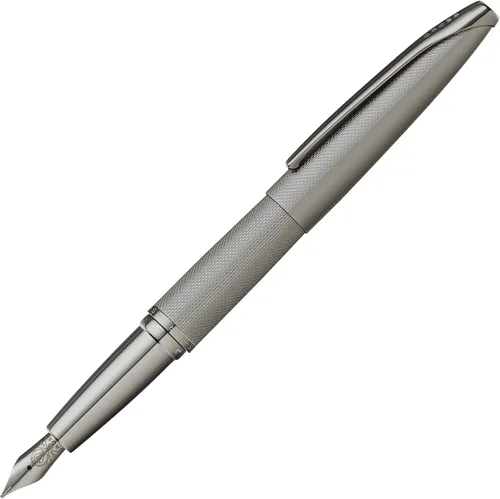 Vista 17 de Cross Pluma Fuente Recargable ATX Presentada en una Caja de Regalo de Lujo - Punta Media, Tinta Negra, Basalto Negro Refillable Fountain Pen