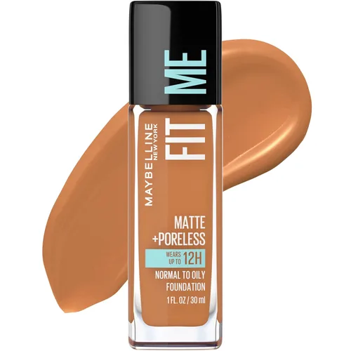 Vista 73 de Maybelline New York Fit Me Matte + Poreless Base Líquida, Formato de Bolsa, 220 Natural Beige, 1.3 onzas 220 Beige natural