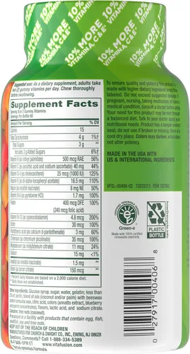Vista 2 de Vitafusion Gomitas de vitaminas para adultos, 120