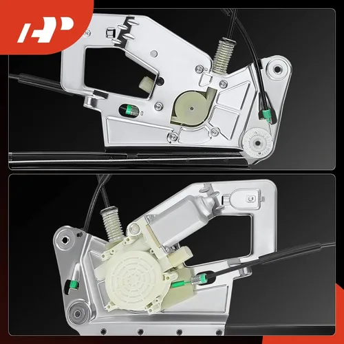 Vista 7 de A-Premium Regulador de Ventanilla Eléctrica Delantero Izquierdo del Lado del Conductor con Motor Compatible con BMW E39 525i 2001-2003, 528i