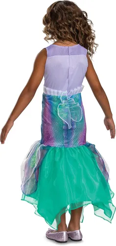 Vista 2 de Disfraz de Ariel para niños, disfraz oficial de Disney de La Sirenita con accesorios