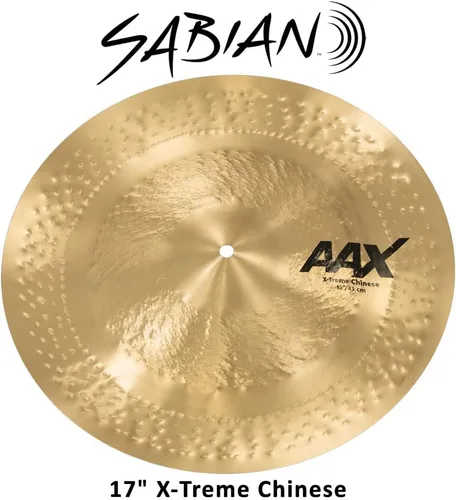 Vista 2 de SABIAN Platillo chino AAX X-Treme de 17 pulgadas, acabado brillante