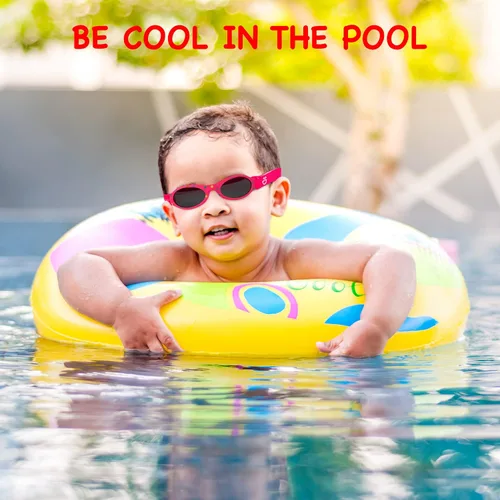 Vista 7 de Optix 55 Gafas de sol para bebé con correa Gafas de sol para bebés, niños y niñas de 0 a 12 meses edad 3, UV 400